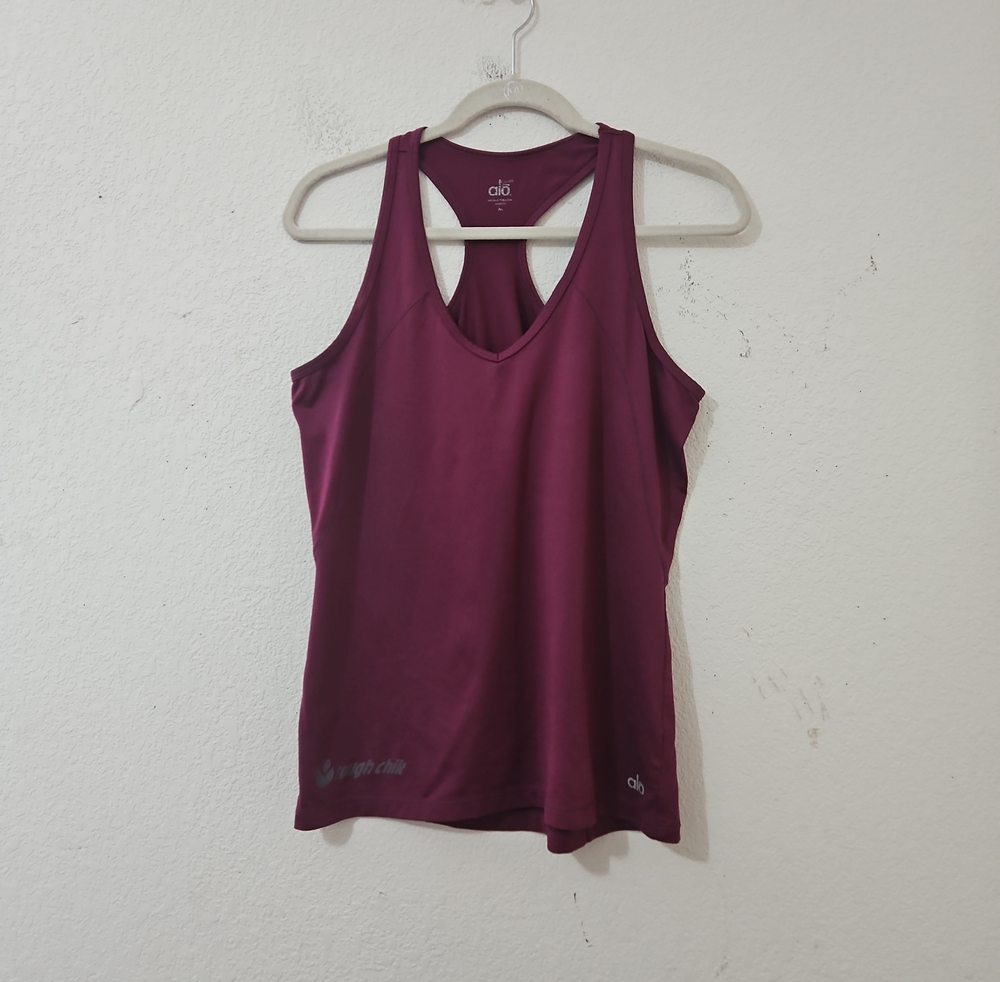 Alo Yoga Coolfit Racerback Tank Top Size Medium Women